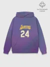 Худи мужской база хлопок / Los Angeles Lakers / Kobe Brya