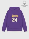 Худи мужской база хлопок / Los Angeles Lakers / Kobe Brya