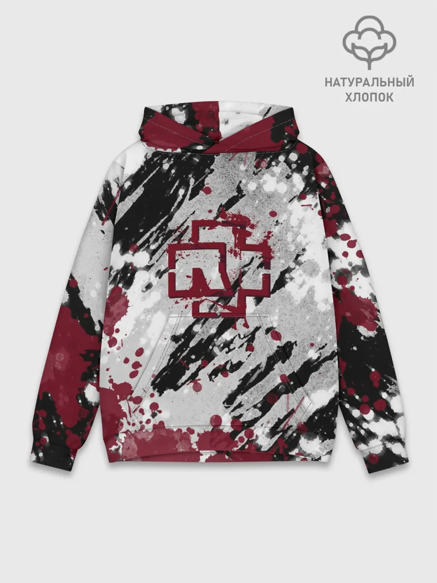 Худи мужской база хлопок / Rammstein