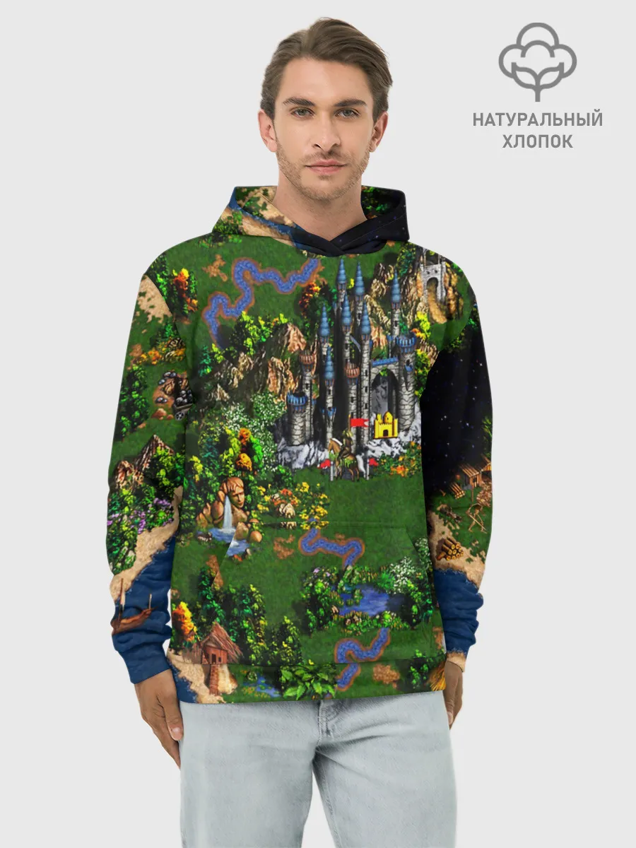 Худи мужской база хлопок / Heroes of Might and Magic