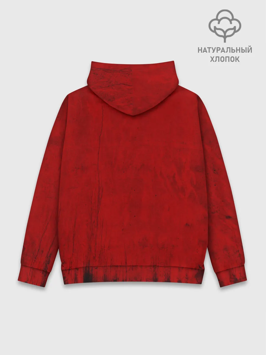 Худи мужской база хлопок / THREE DAYS GRACE RED