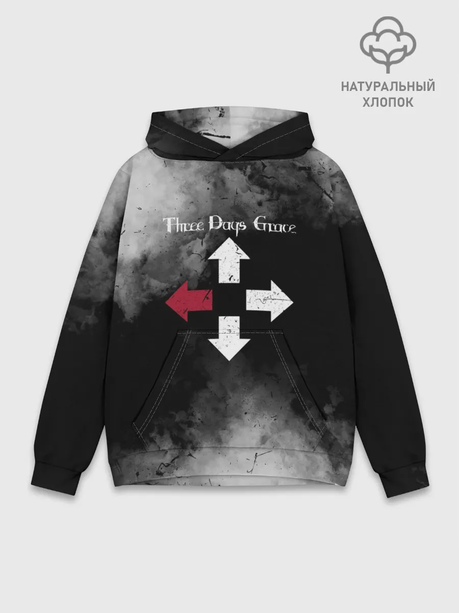 Худи мужской база хлопок / Three Days Grace
