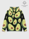 Худи мужской база хлопок / Авокадо паттерн