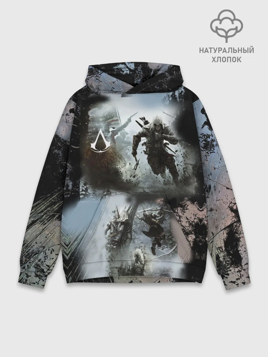 Худи мужской база хлопок / Assassin’s Creed