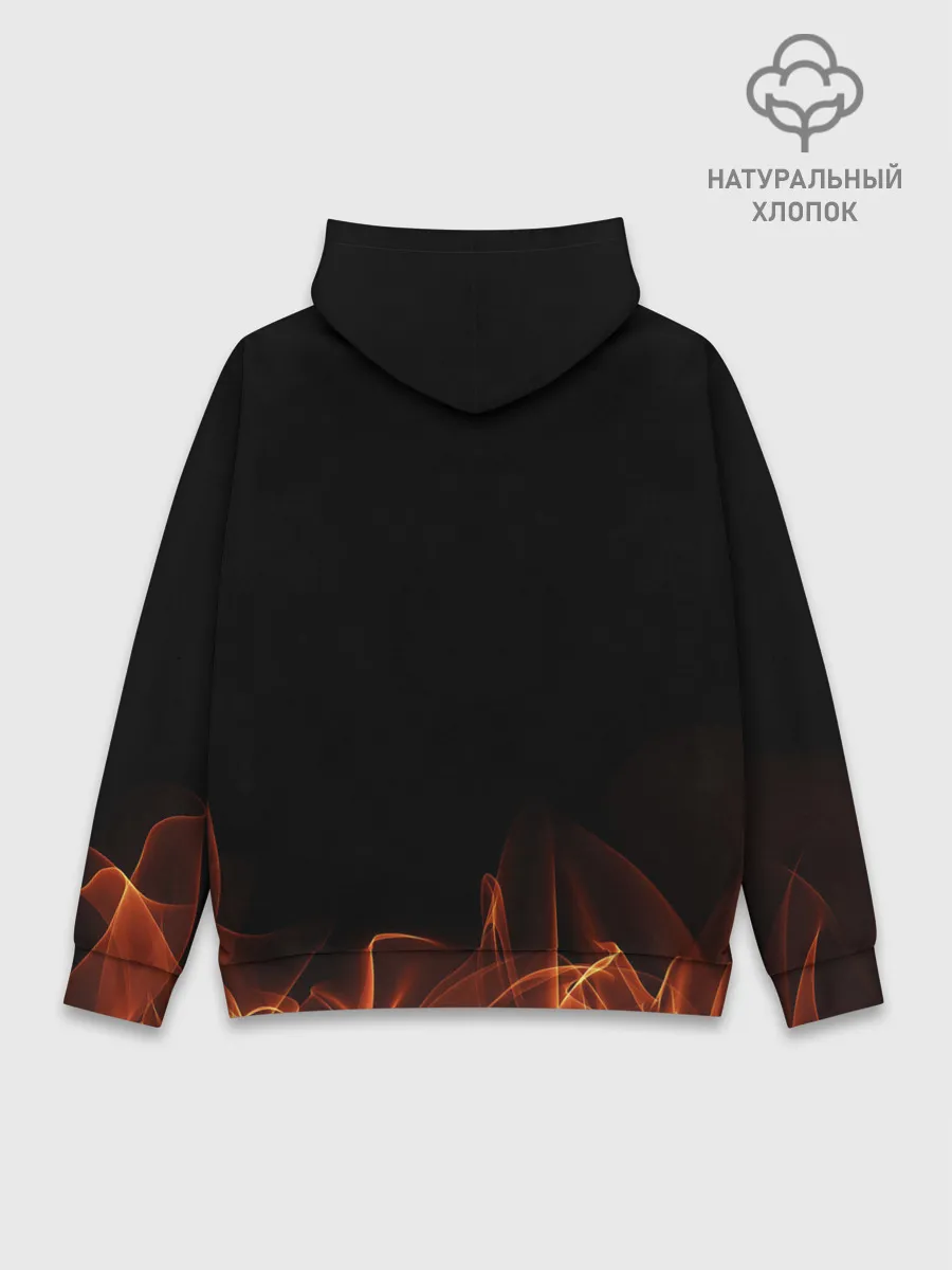 Худи мужской база хлопок / Горячее сердце