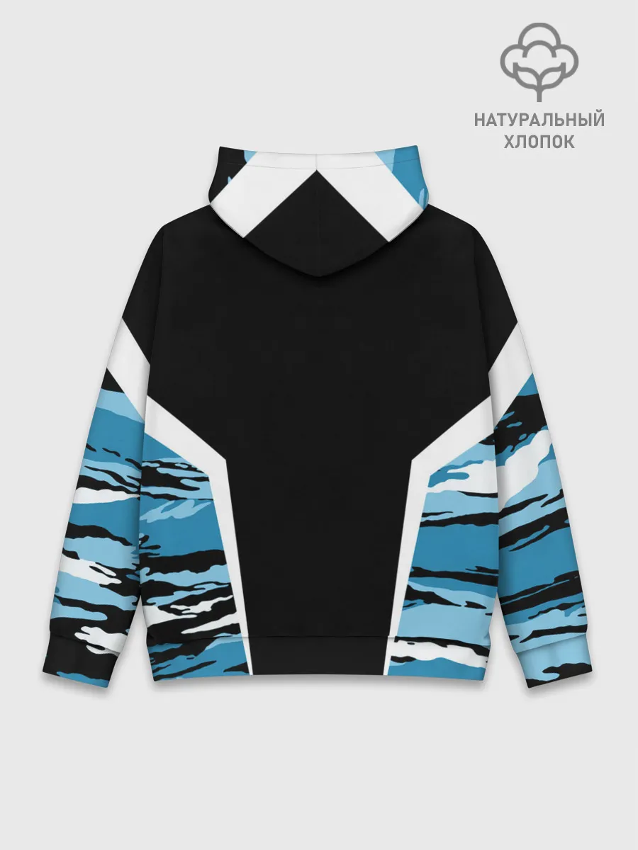 Худи мужской база хлопок / Камуфляж ВДВ