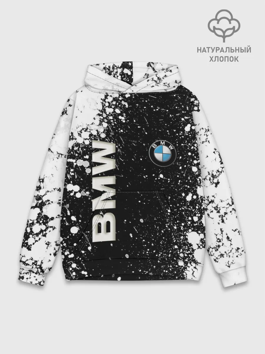 Худи мужской база хлопок / BMW