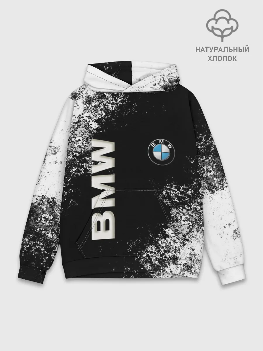 Худи мужской база хлопок / BMW