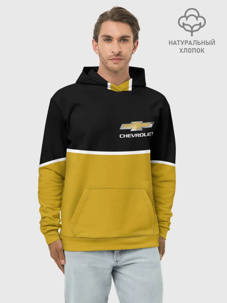 Худи мужской база хлопок / Chevrolet