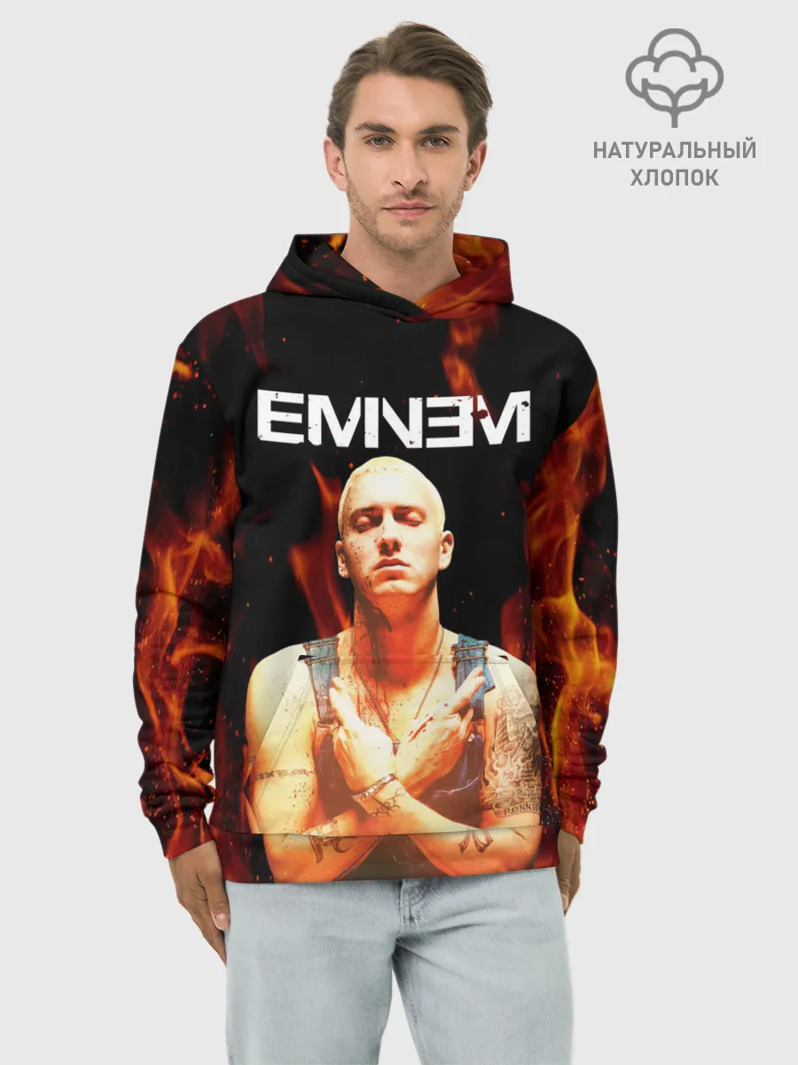 Худи мужской база хлопок / EMINEM.