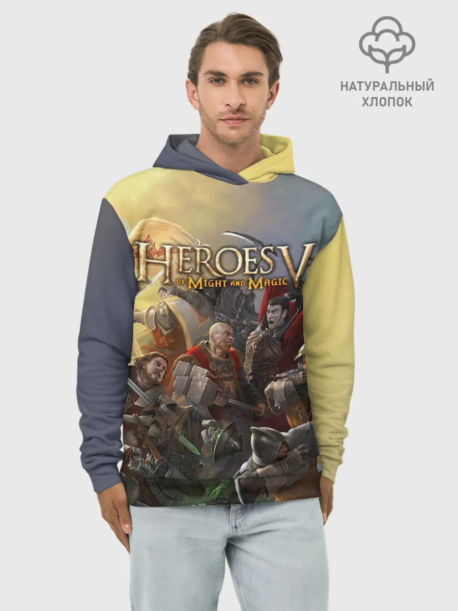 Худи мужской база хлопок / Heroes of Might and Magic