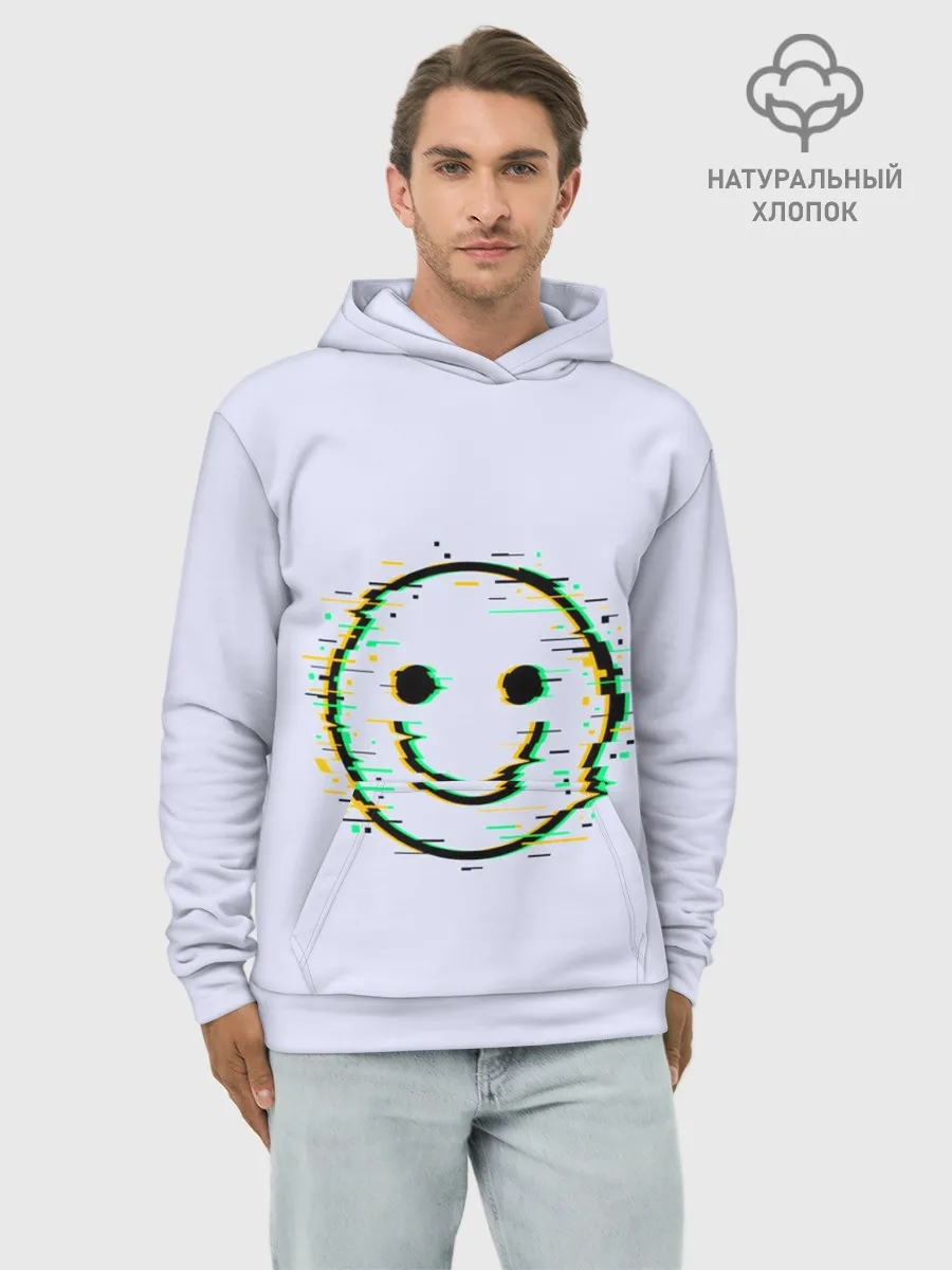 Худи мужской база хлопок / Smile