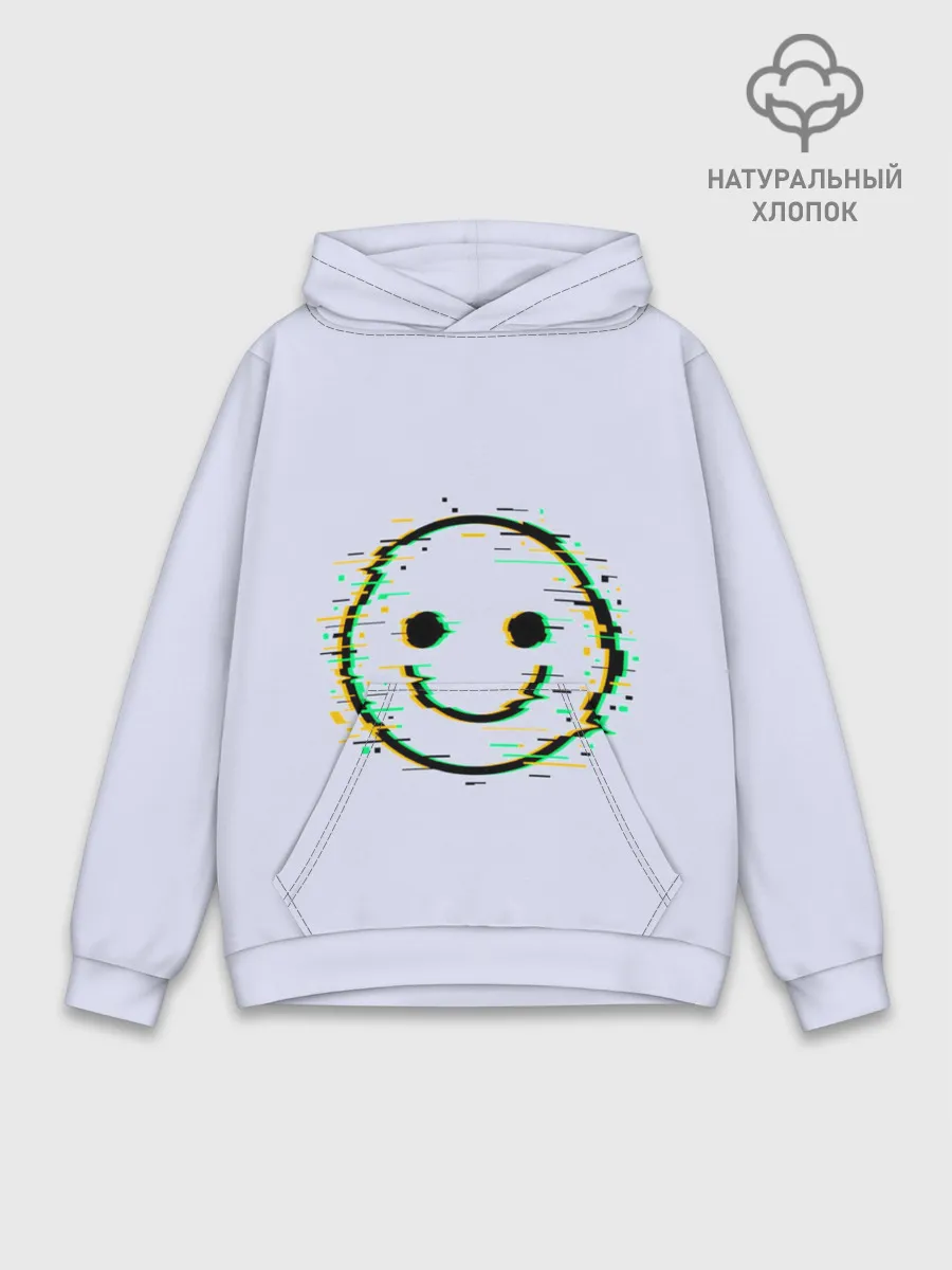 Худи мужской база хлопок / Smile