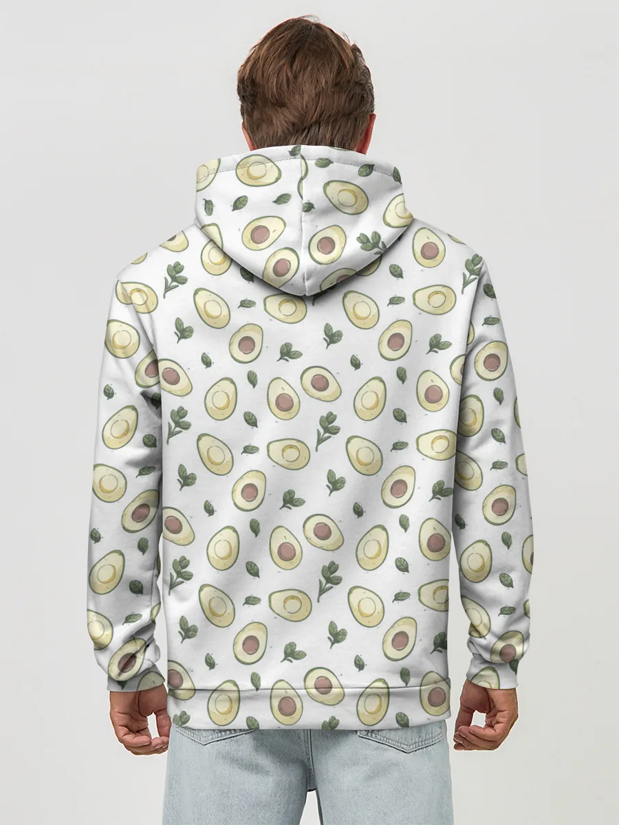 Худи мужской база хлопок / АВОКАДО