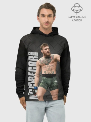 Худи мужской база хлопок / Конор МакГрегор