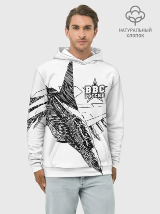 Худи мужской база хлопок / ВВС России
