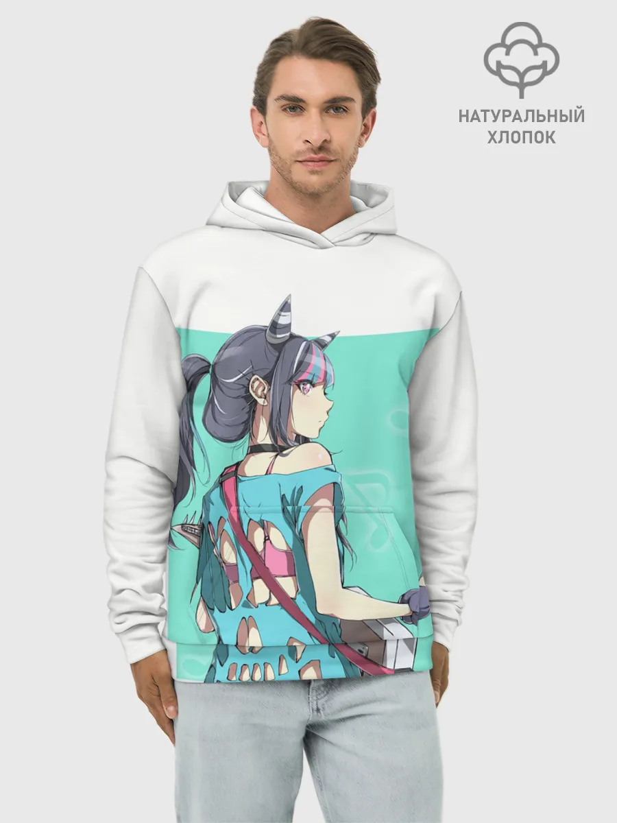 Худи мужской база хлопок / Ibuki Mioda