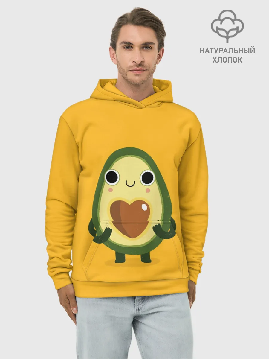 Худи мужской база хлопок / AVOCADO