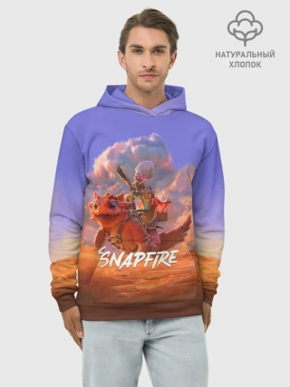 Худи мужской база хлопок / Snapfire