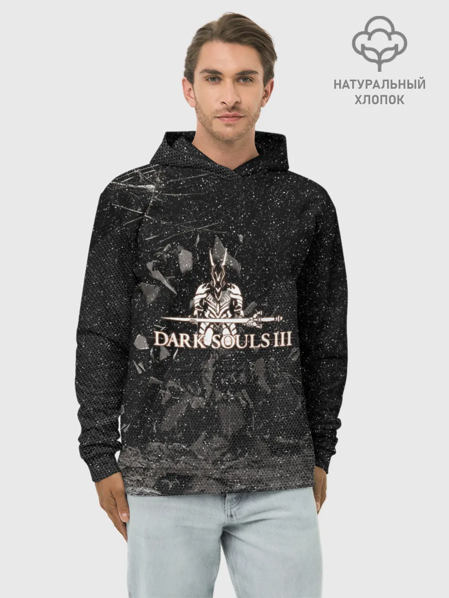 Худи мужской база хлопок / DARK SOULS