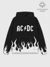Худи мужской база хлопок / AC DC