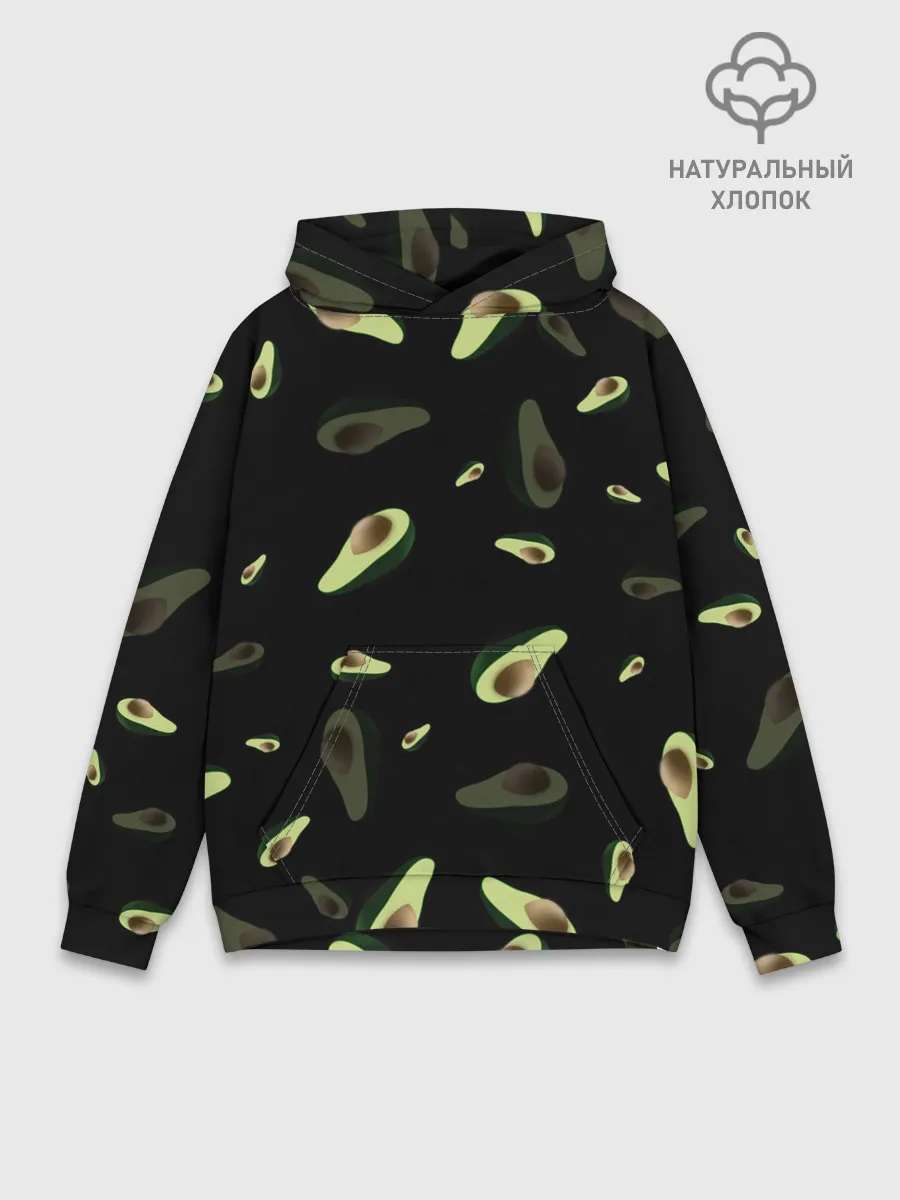 Худи мужской база хлопок / Авокадо