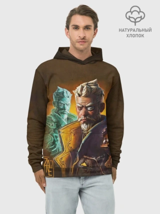 Худи мужской база хлопок / Zane Flynt