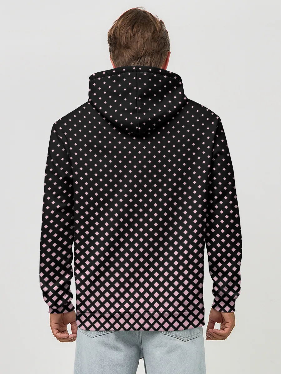 Худи мужской база хлопок / Ромбы