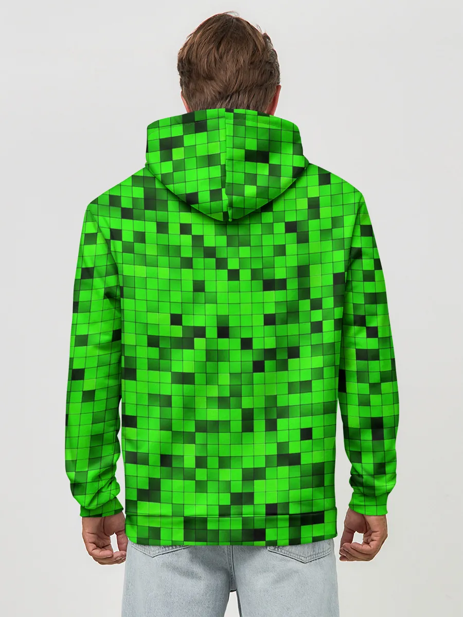 Худи мужской база хлопок / MINECRAFT