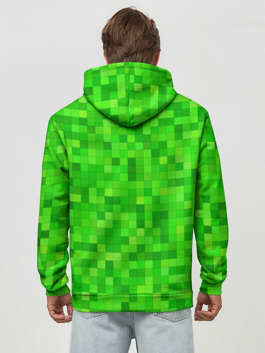 Худи мужской база хлопок / MINECRAFT