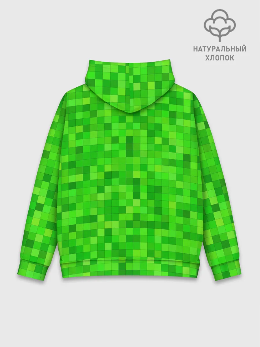 Худи мужской база хлопок / MINECRAFT