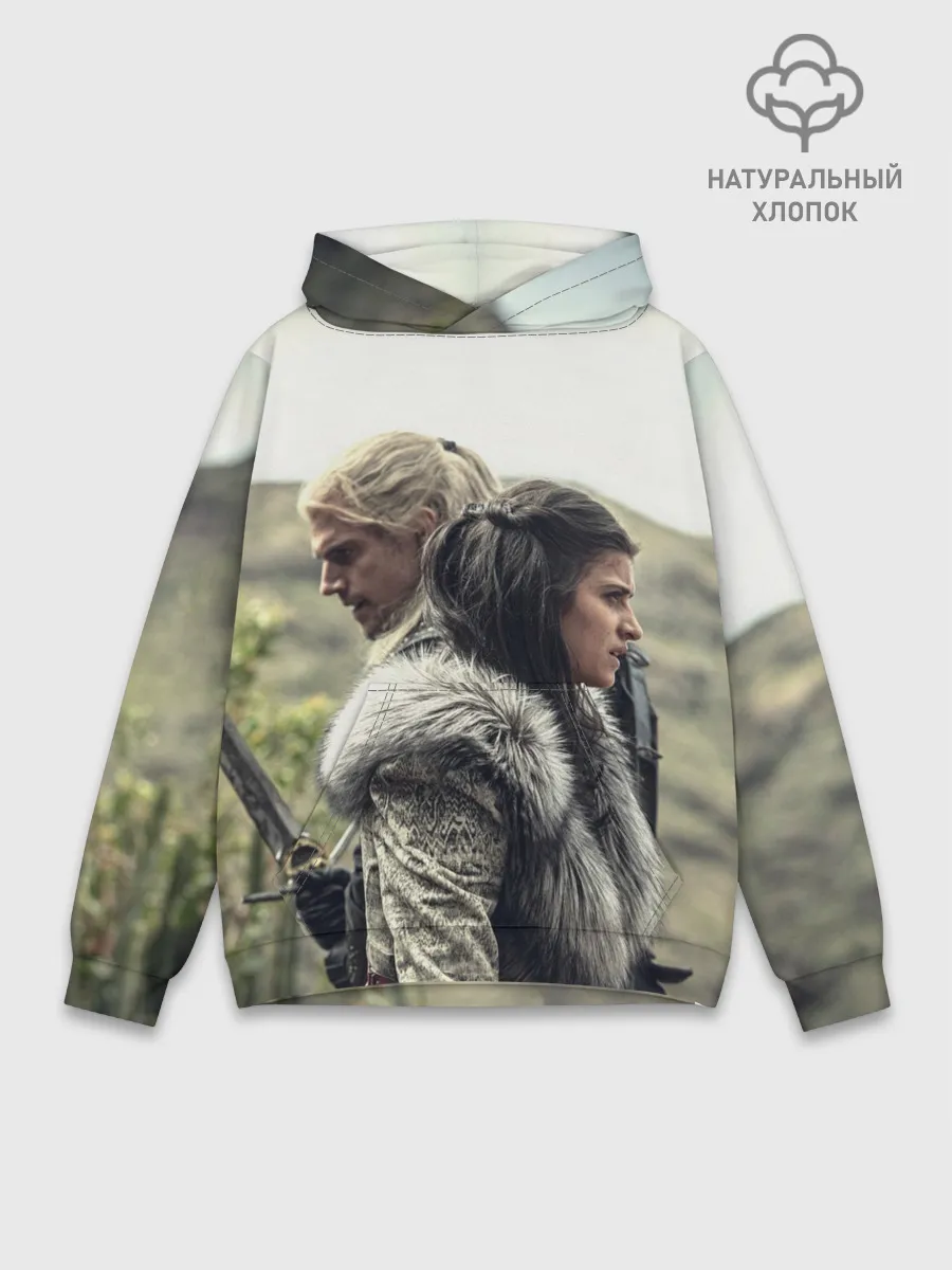 Худи мужской база хлопок / Ведьмак