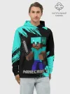 Худи мужской база хлопок / MINECRAFT