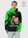 Худи мужской база хлопок / MINECRAFT