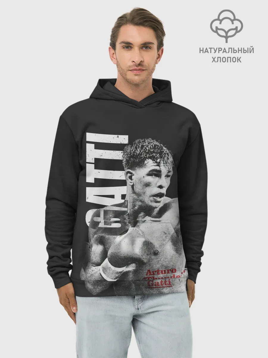 Худи мужской база хлопок / Gatti