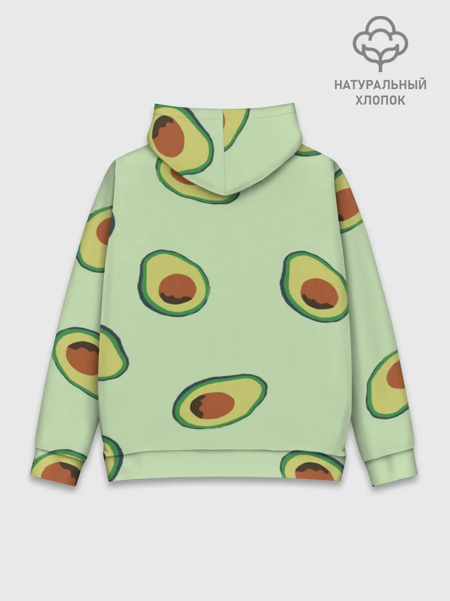 Худи мужской база хлопок / АВОКАДО.
