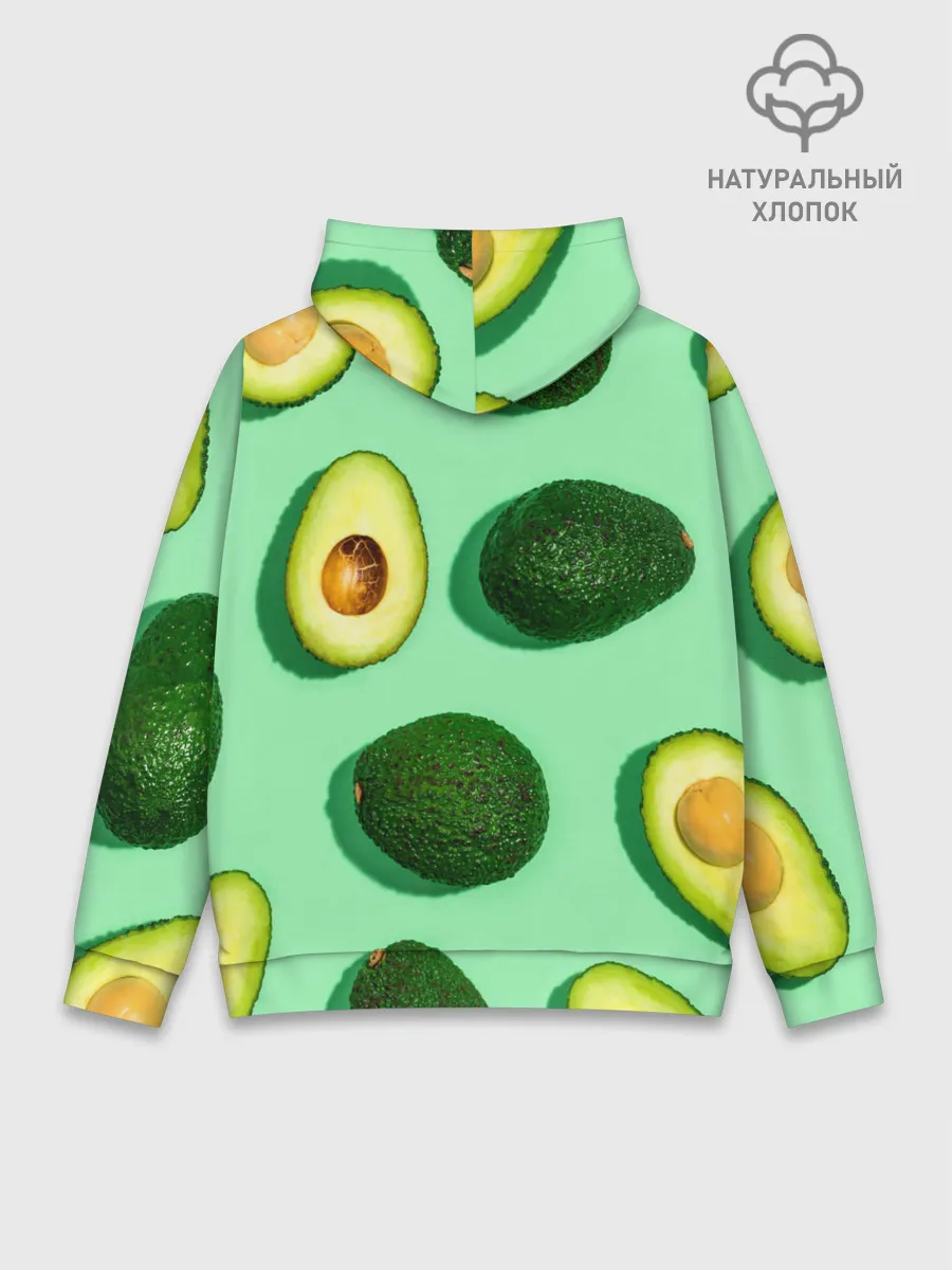 Худи мужской база хлопок / АВАКАДО