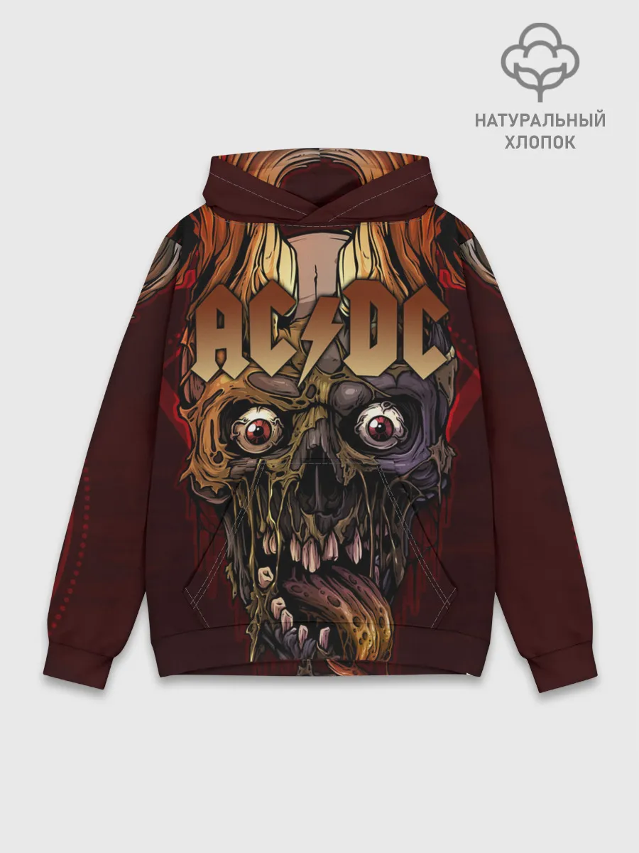 Худи мужской база хлопок / AC/DC
