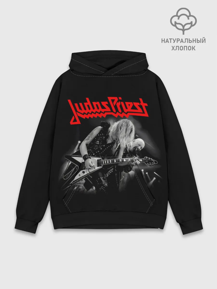 Худи мужской база хлопок / JUDAS PRIEST.