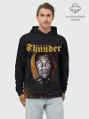 Худи мужской база хлопок / Arturo Thunder Gatti