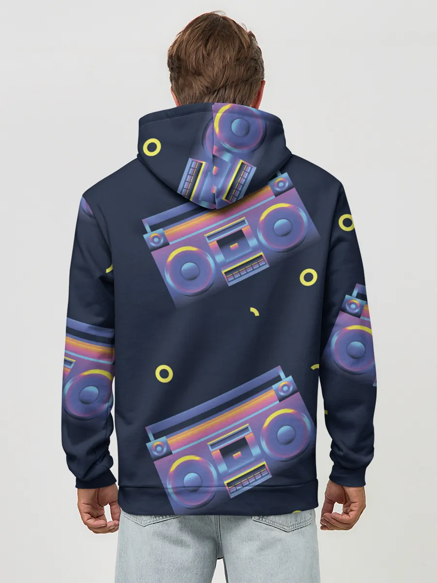 Худи мужской база хлопок / Retro style