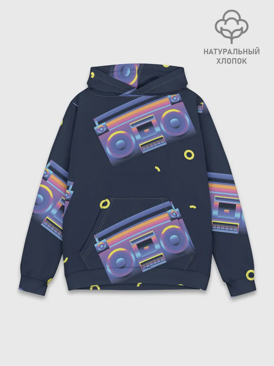 Худи мужской база хлопок / Retro style