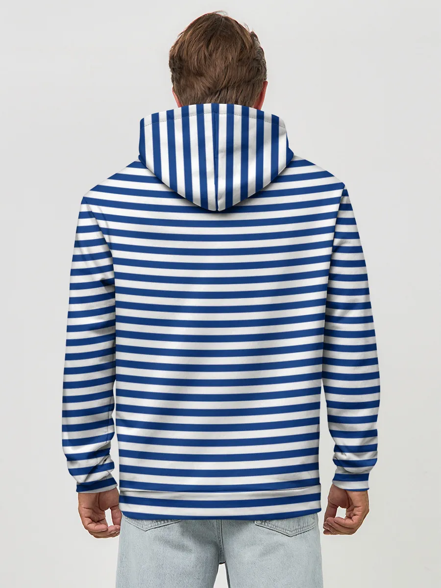 Худи мужской база хлопок / Тельняшка ВМФ