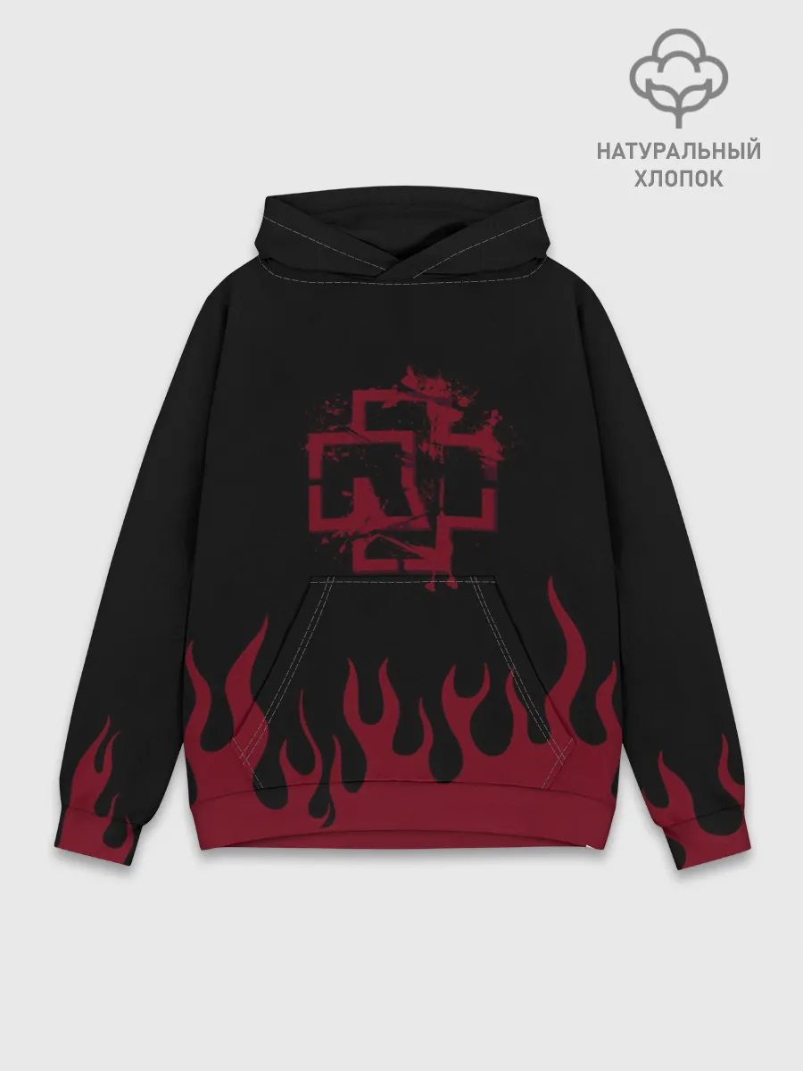 Худи мужской база хлопок / Rammstein