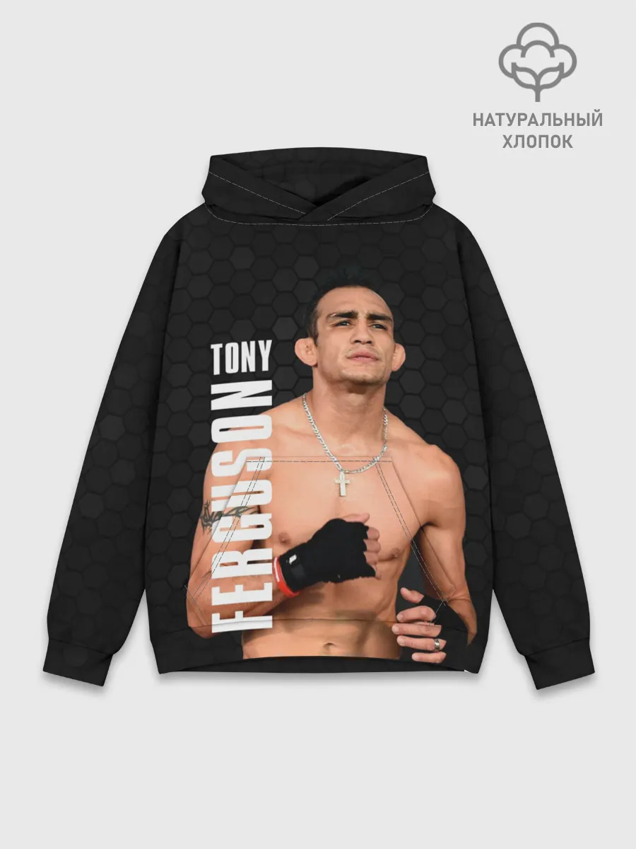Худи мужской база хлопок / EL CUCUY Tony Ferguson
