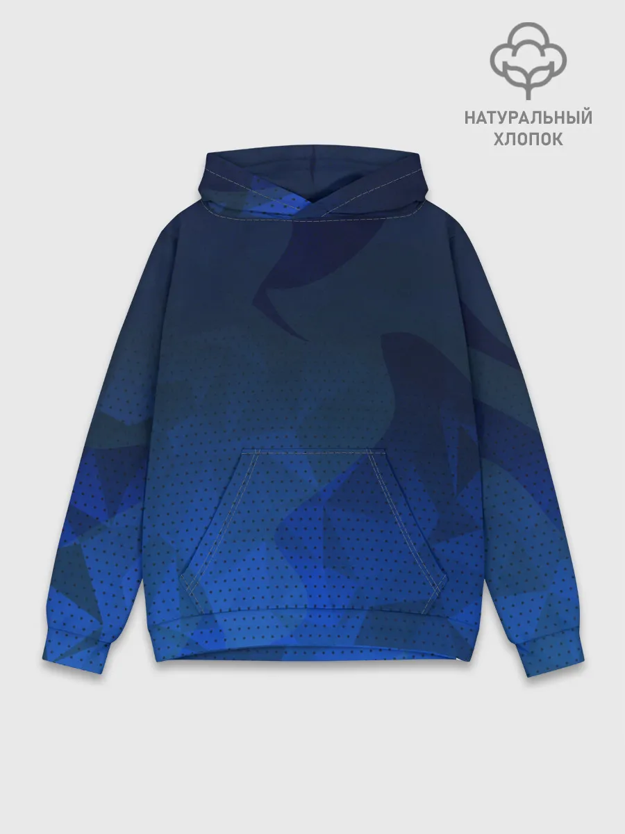 Худи мужской база хлопок / Blue Point