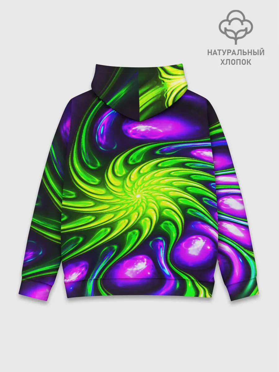 Худи мужской база хлопок / NEON&ACID