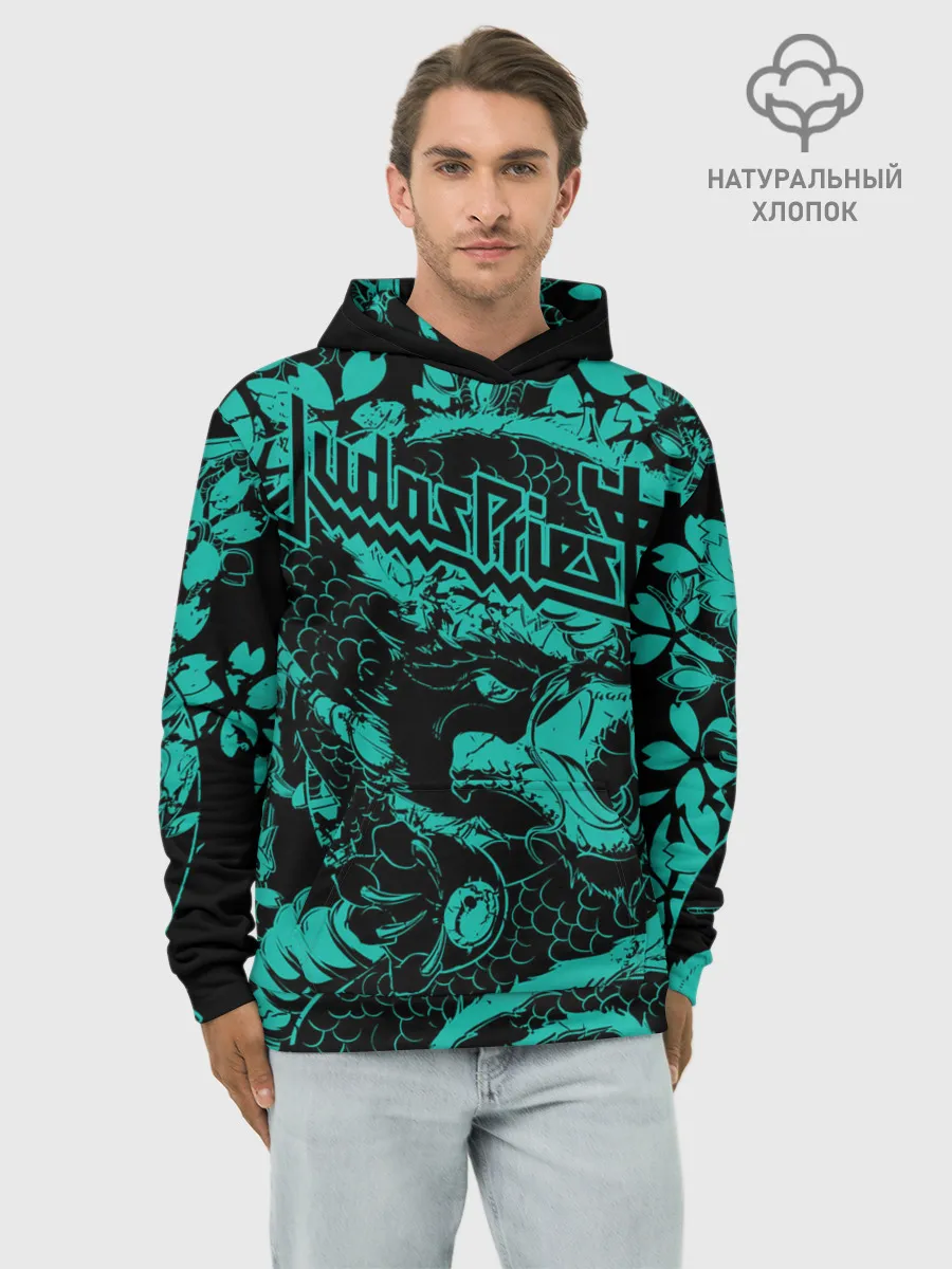 Худи мужской база хлопок / Judas Priest