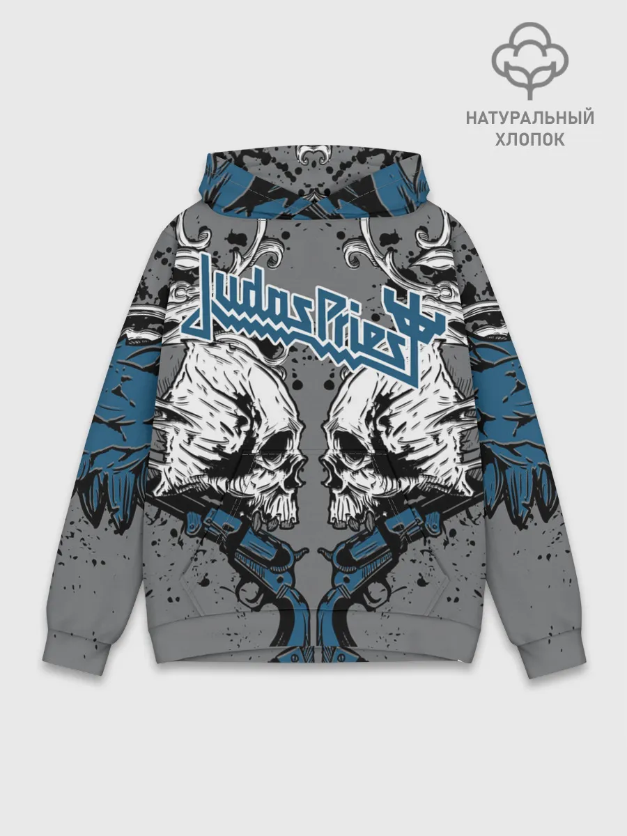 Худи мужской база хлопок / Judas Priest