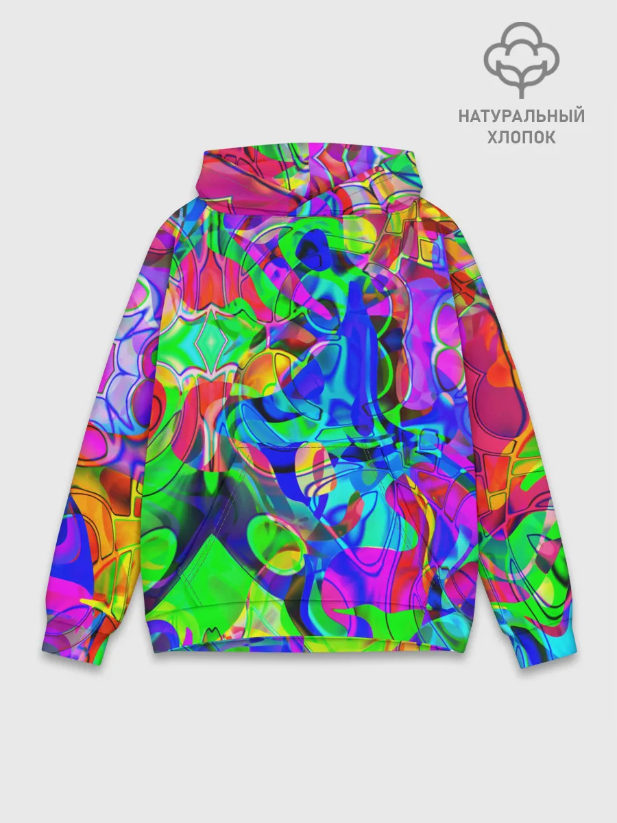 Худи мужской база хлопок / НЕОНОВЫЕ КРАСКИ